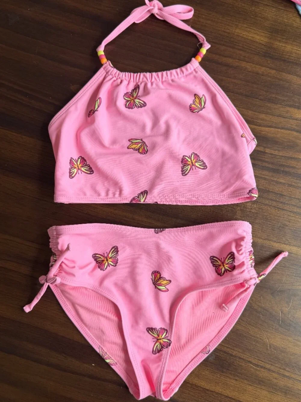 Girls Size 7/8 Two-Piece Swimsuit Lot – 4 Bikini Sets Old Navy Art Class Wonder